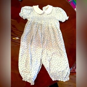 Vintage smocked romper